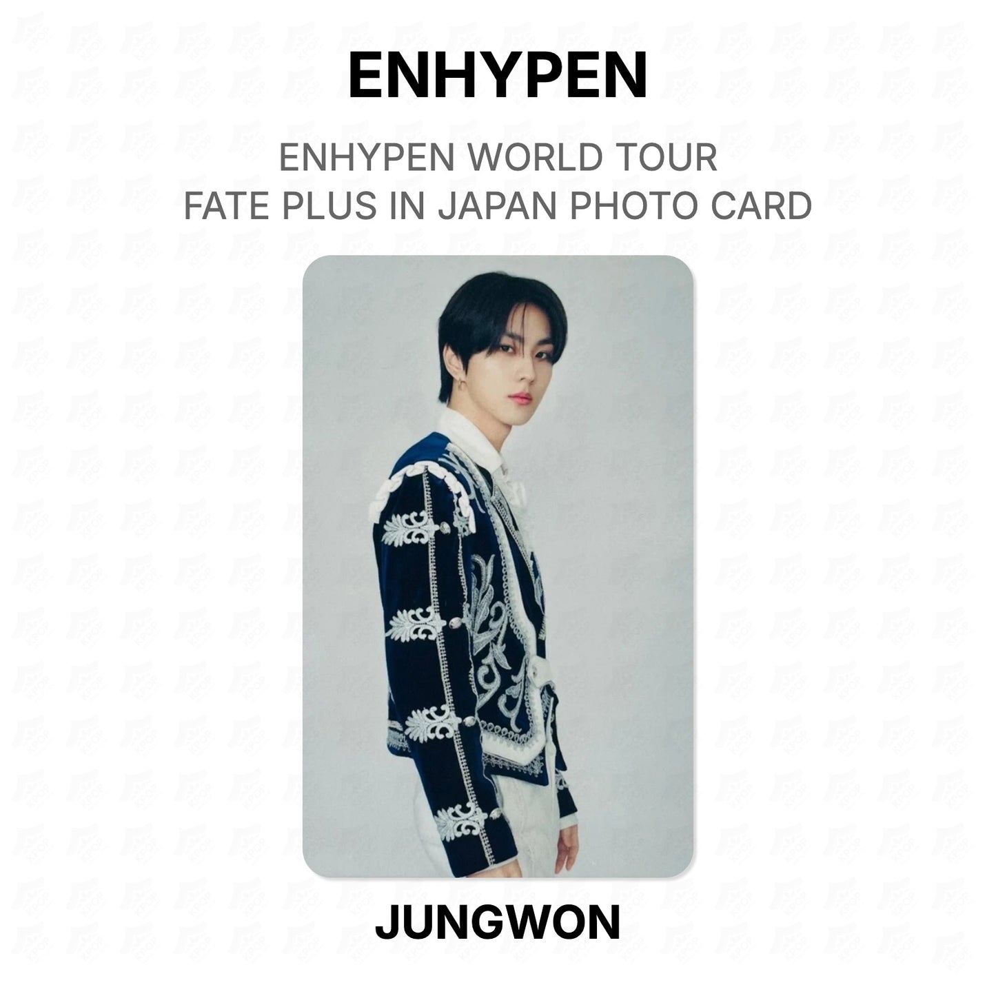 ENHYPEN WORLD TOUR FATE PLUS IN JAPAN PHOTO CARD Official Photocard