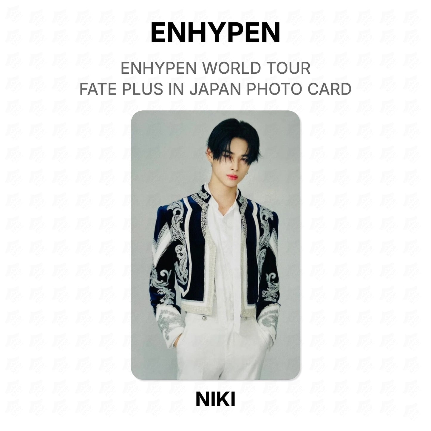 ENHYPEN WORLD TOUR FATE PLUS IN JAPAN PHOTO CARD Official Photocard