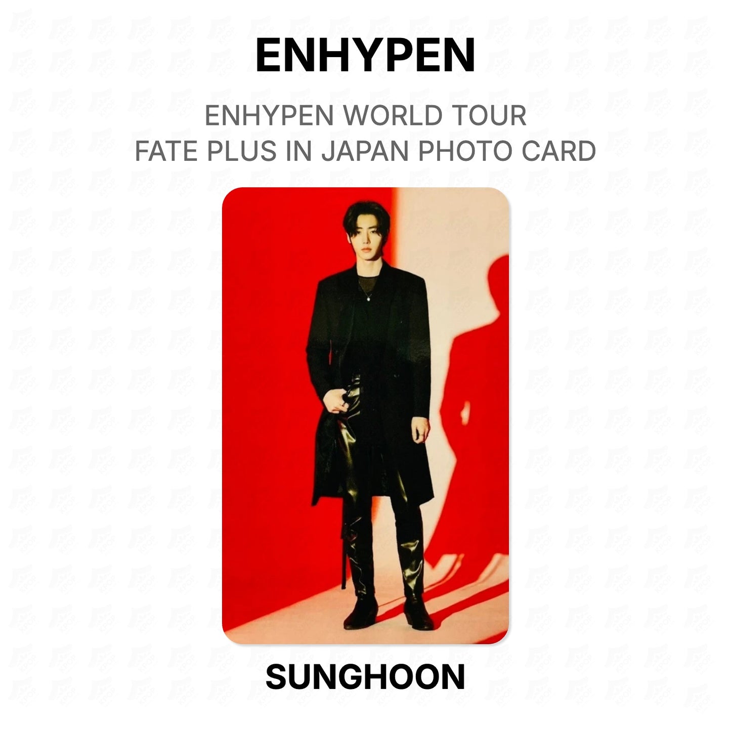 ENHYPEN WORLD TOUR FATE PLUS IN JAPAN PHOTO CARD Official Photocard