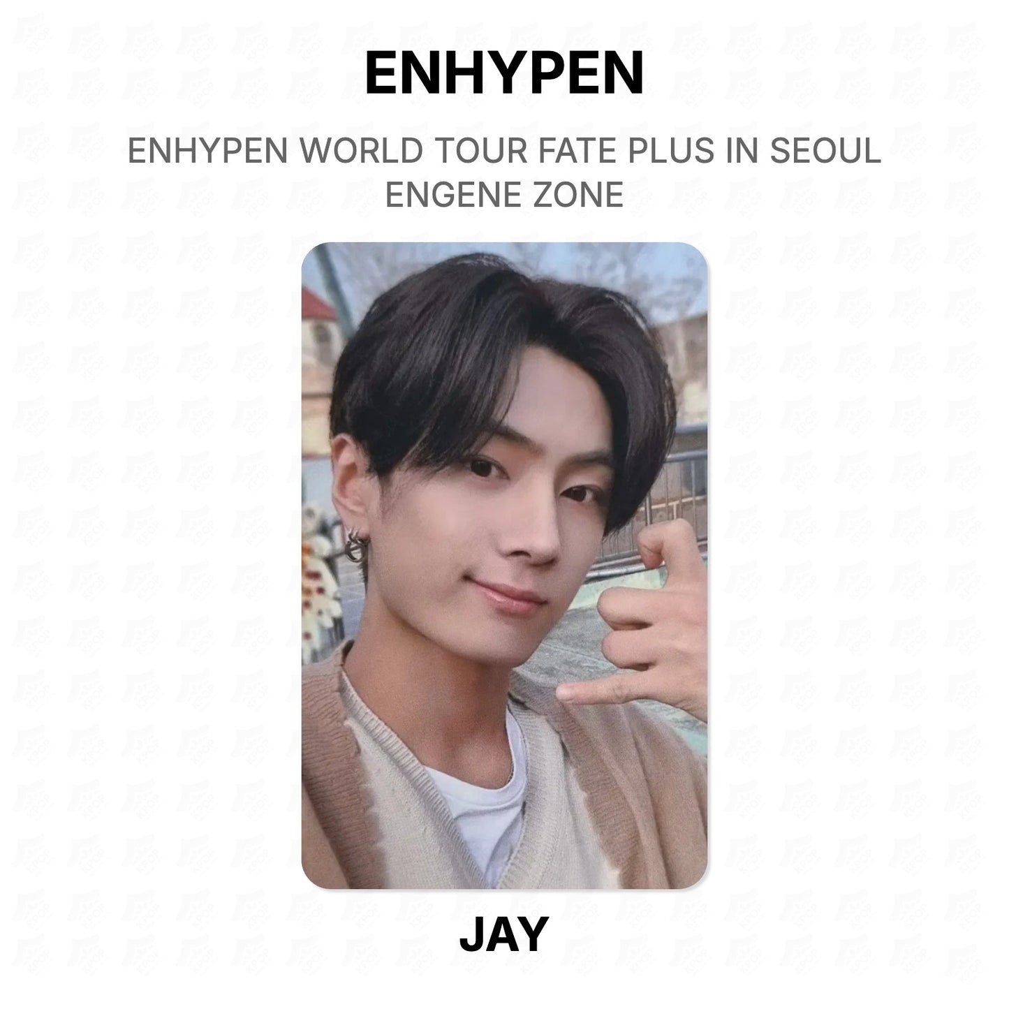 ENHYPEN WORLD TOUR FATE PLUS IN SEOUL ENGENE ZONE Official Photocard