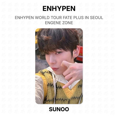 ENHYPEN WORLD TOUR FATE PLUS IN SEOUL ENGENE ZONE Official Photocard
