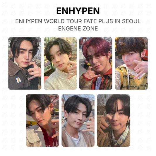 ENHYPEN WORLD TOUR FATE PLUS IN SEOUL ENGENE ZONE Official Photocard