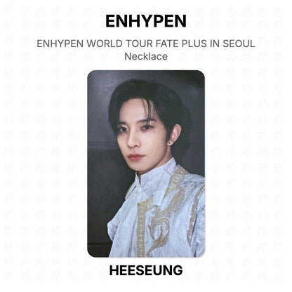 ENHYPEN WORLD TOUR FATE PLUS IN SEOUL Necklace Official Photocard