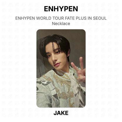 ENHYPEN WORLD TOUR FATE PLUS IN SEOUL Necklace Official Photocard