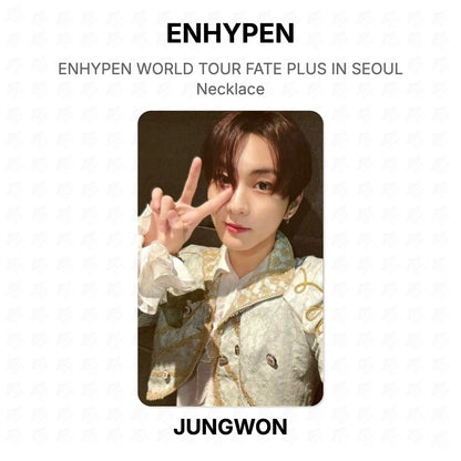 ENHYPEN WORLD TOUR FATE PLUS IN SEOUL Necklace Official Photocard