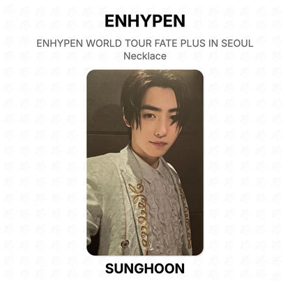 ENHYPEN WORLD TOUR FATE PLUS IN SEOUL Necklace Official Photocard