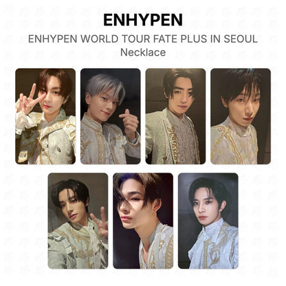 ENHYPEN WORLD TOUR FATE PLUS IN SEOUL Necklace Official Photocard