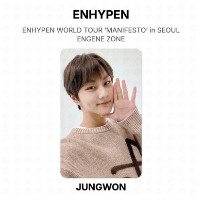 ENHYPEN WORLD TOUR ‘MANIFESTO’ in SEOUL ENGENE ZONE Official Photocard