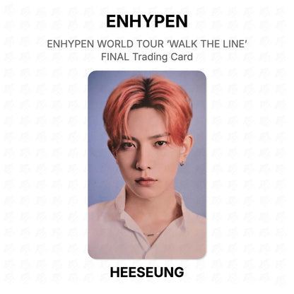 ENHYPEN WORLD TOUR ‘WALK THE LINE’ FINAL Trading Card Official Photocard