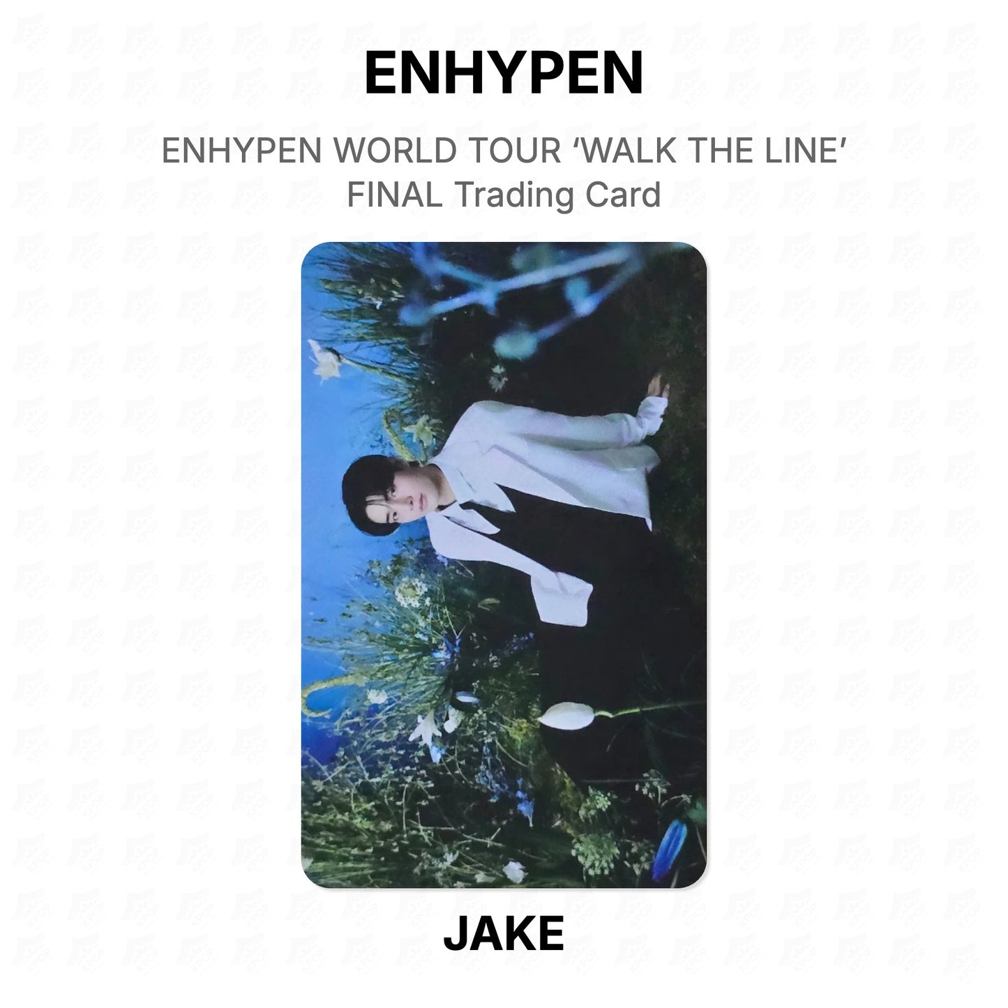 ENHYPEN WORLD TOUR ‘WALK THE LINE’ FINAL Trading Card Official Photocard