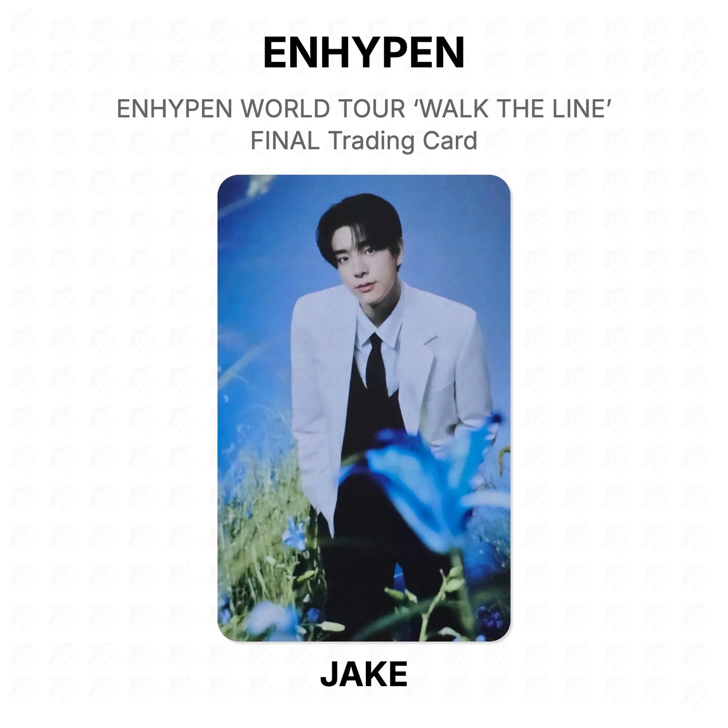 ENHYPEN WORLD TOUR ‘WALK THE LINE’ FINAL Trading Card Official Photocard