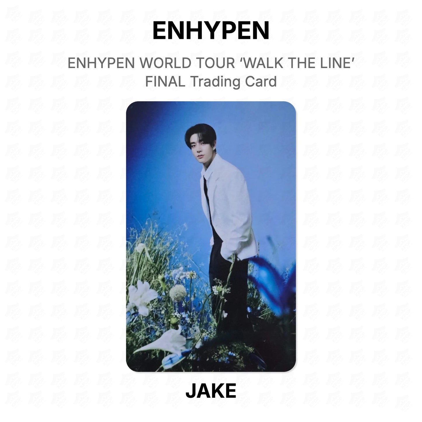 ENHYPEN WORLD TOUR ‘WALK THE LINE’ FINAL Trading Card Official Photocard