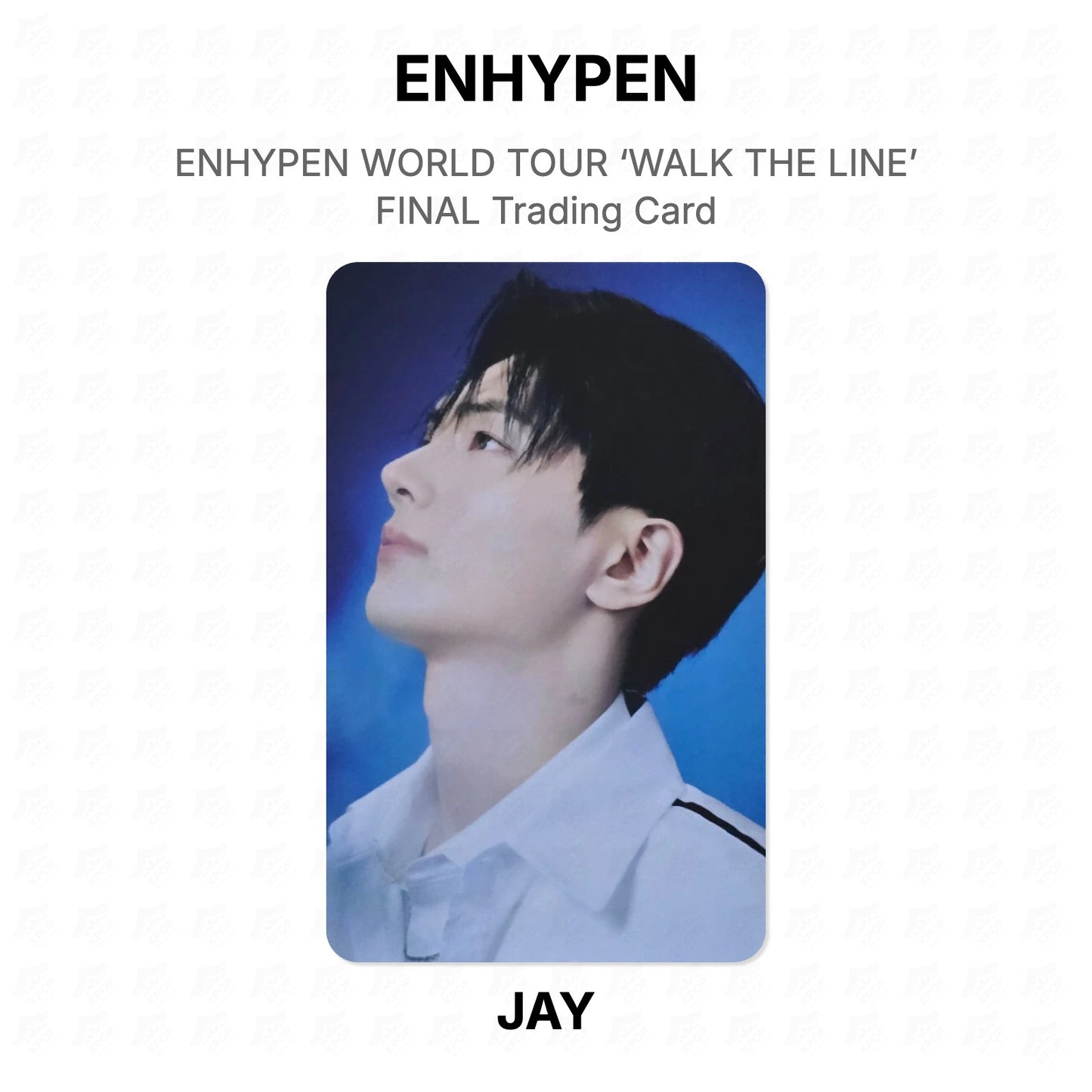 ENHYPEN WORLD TOUR ‘WALK THE LINE’ FINAL Trading Card Official Photocard