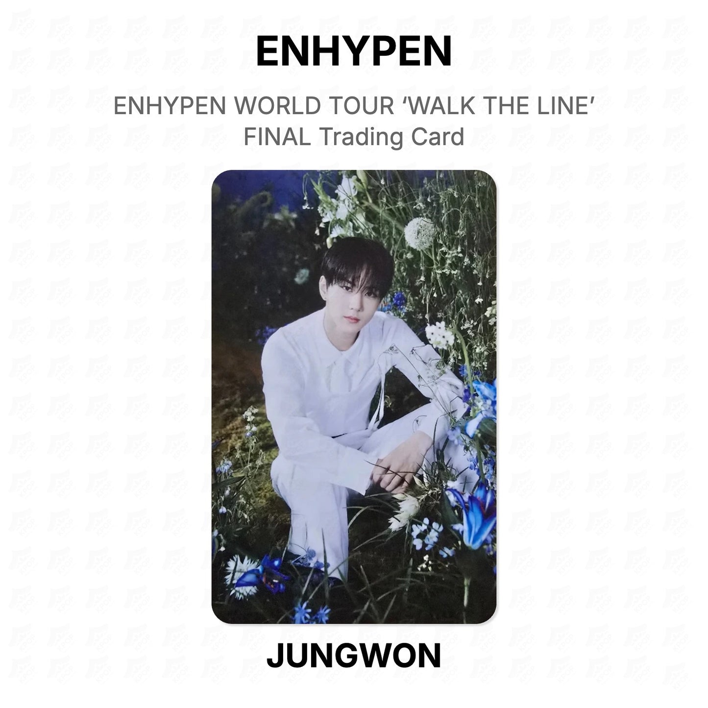 ENHYPEN WORLD TOUR ‘WALK THE LINE’ FINAL Trading Card Official Photocard
