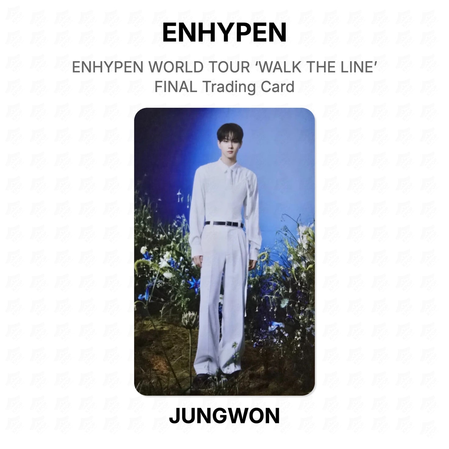 ENHYPEN WORLD TOUR ‘WALK THE LINE’ FINAL Trading Card Official Photocard