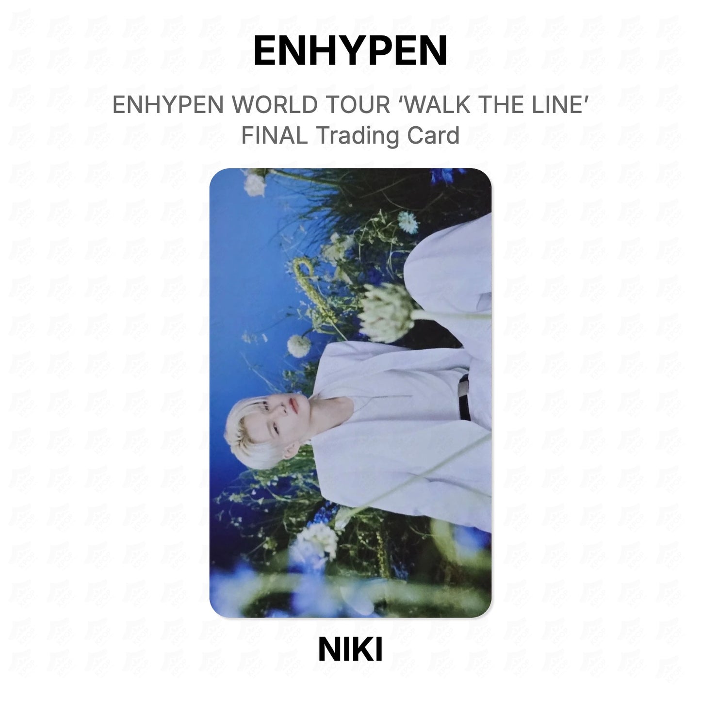 ENHYPEN WORLD TOUR ‘WALK THE LINE’ FINAL Trading Card Official Photocard