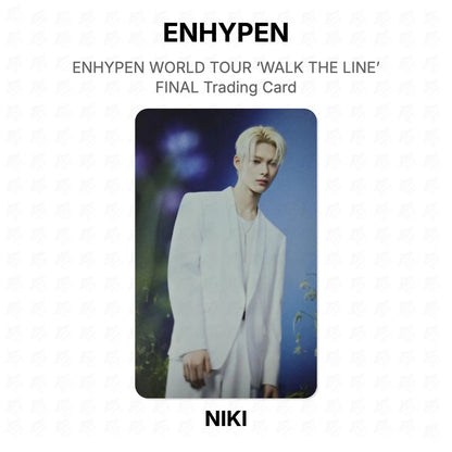 ENHYPEN WORLD TOUR ‘WALK THE LINE’ FINAL Trading Card Official Photocard