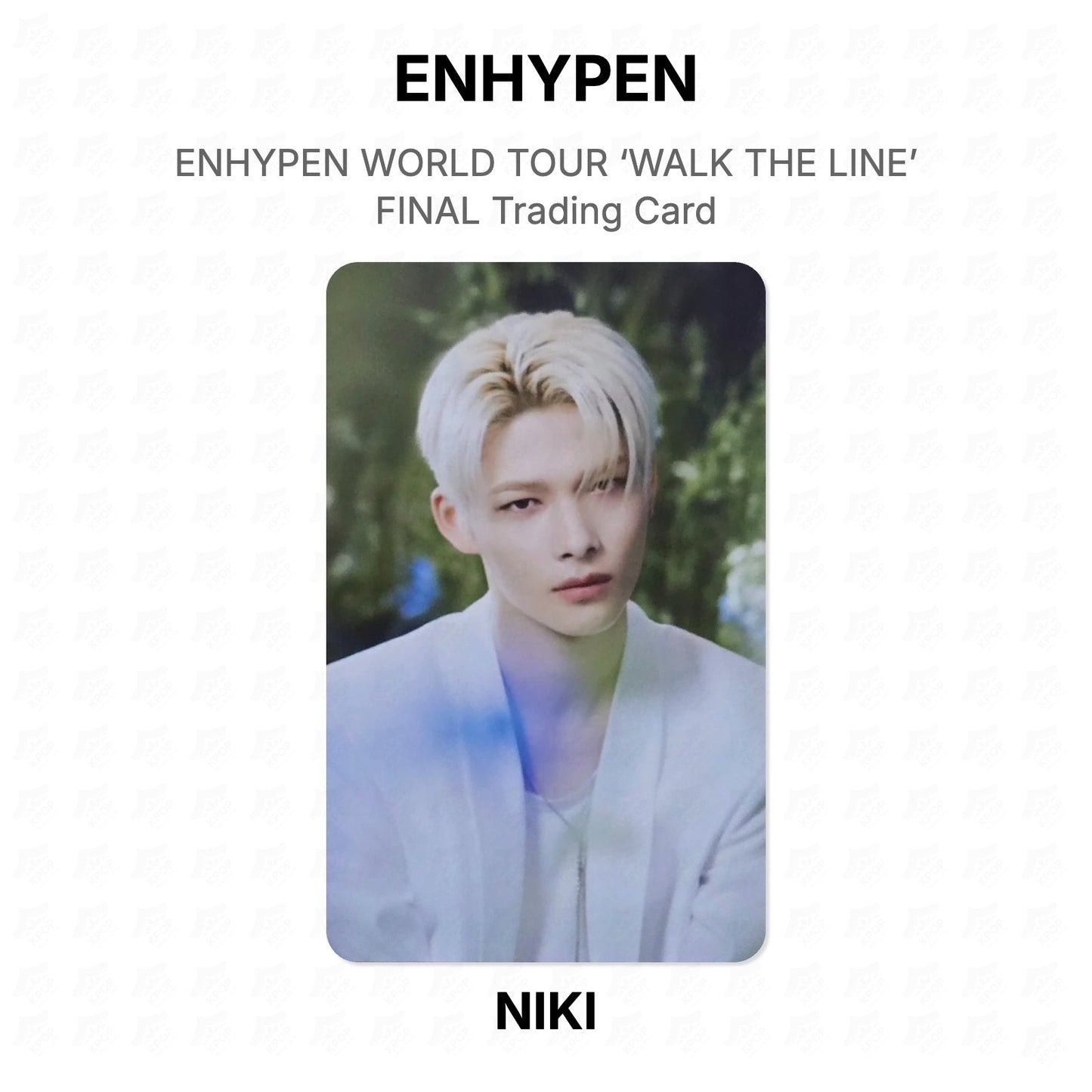 ENHYPEN WORLD TOUR ‘WALK THE LINE’ FINAL Trading Card Official Photocard