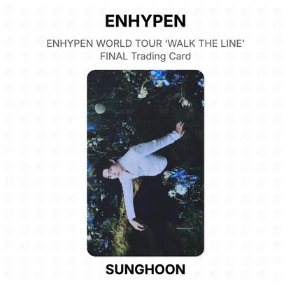 ENHYPEN WORLD TOUR ‘WALK THE LINE’ FINAL Trading Card Official Photocard