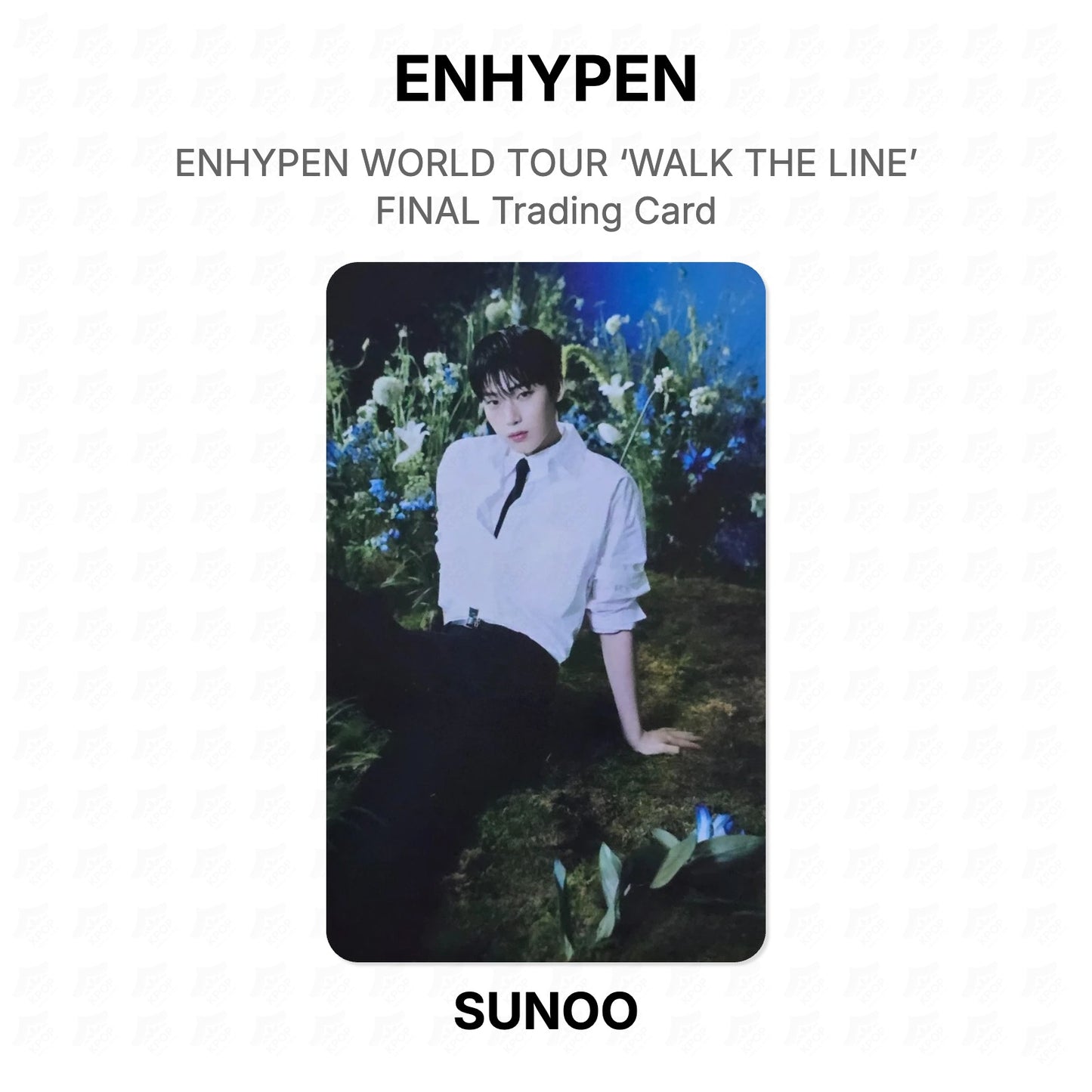 ENHYPEN WORLD TOUR ‘WALK THE LINE’ FINAL Trading Card Official Photocard