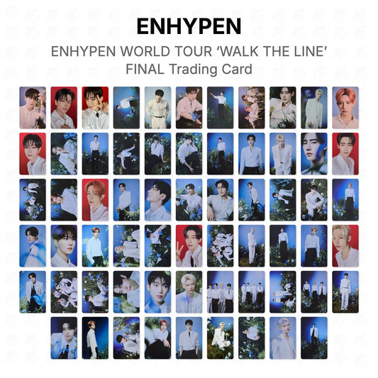 ENHYPEN WORLD TOUR ‘WALK THE LINE’ FINAL Trading Card Official Photocard