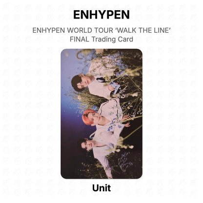 ENHYPEN WORLD TOUR ‘WALK THE LINE’ FINAL Trading Card Official Photocard