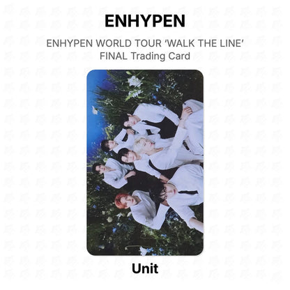 ENHYPEN WORLD TOUR ‘WALK THE LINE’ FINAL Trading Card Official Photocard