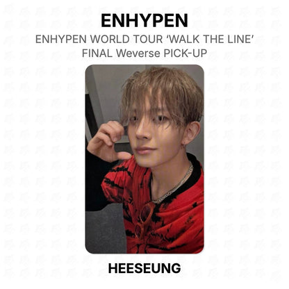 ENHYPEN ENHYPEN WORLD TOUR ‘WALK THE LINE’ : FINAL Weverse PICK-UP Official Photocard