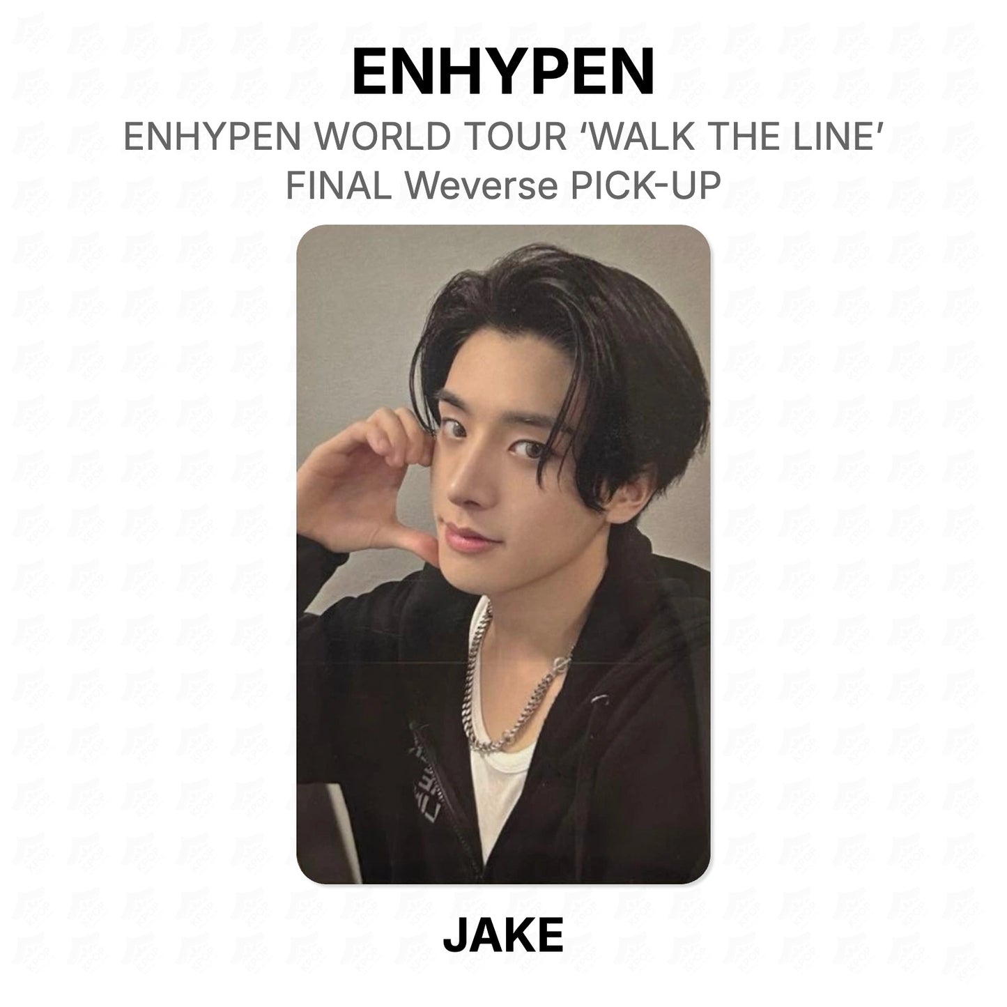 ENHYPEN ENHYPEN WORLD TOUR ‘WALK THE LINE’ : FINAL Weverse PICK-UP Official Photocard