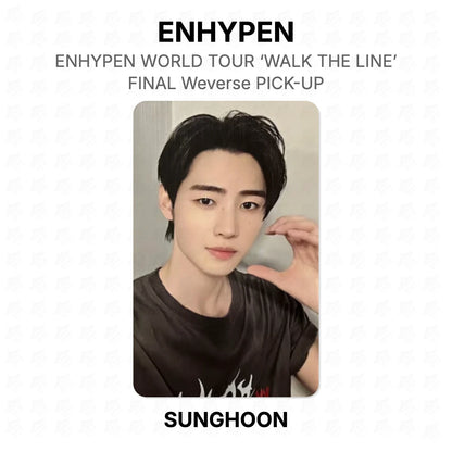 ENHYPEN ENHYPEN WORLD TOUR ‘WALK THE LINE’ : FINAL Weverse PICK-UP Official Photocard