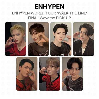 ENHYPEN ENHYPEN WORLD TOUR ‘WALK THE LINE’ : FINAL Weverse PICK-UP Official Photocard