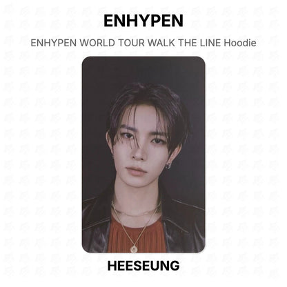 ENHYPEN WORLD TOUR WALK THE LINE Hoodie Official Photocard