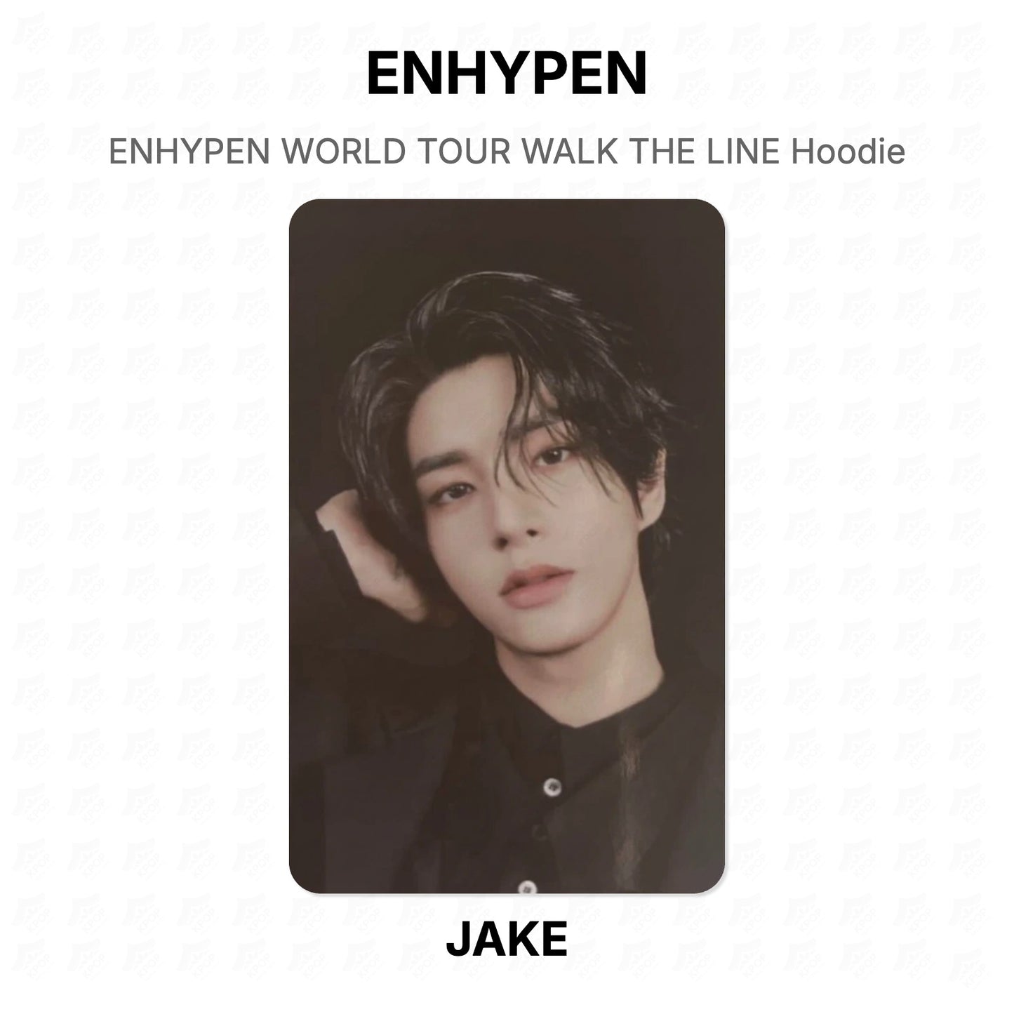 ENHYPEN WORLD TOUR WALK THE LINE Hoodie Official Photocard