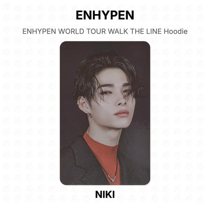 ENHYPEN WORLD TOUR WALK THE LINE Hoodie Official Photocard