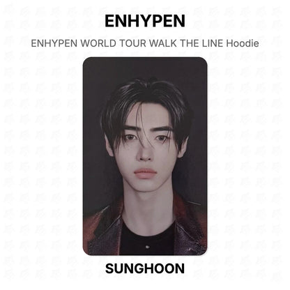 ENHYPEN WORLD TOUR WALK THE LINE Hoodie Official Photocard