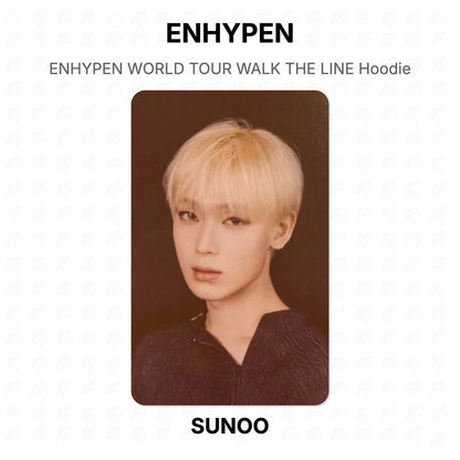 ENHYPEN WORLD TOUR WALK THE LINE Hoodie Official Photocard