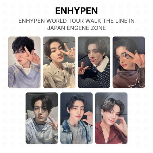 ENHYPEN WORLD TOUR WALK THE LINE IN JAPAN ENGENE ZONE Official Photocard