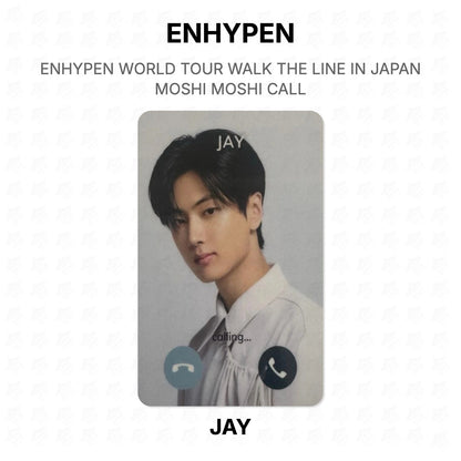 ENHYPEN WORLD TOUR WALK THE LINE IN JAPAN MOSHI MOSHI CALL Official Photocard