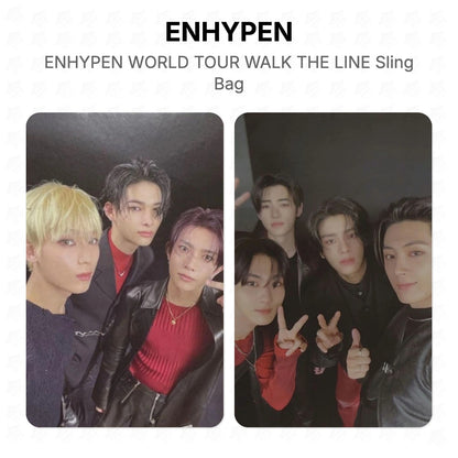 ENHYPEN WORLD TOUR WALK THE LINE Sling Bag Official Photocard