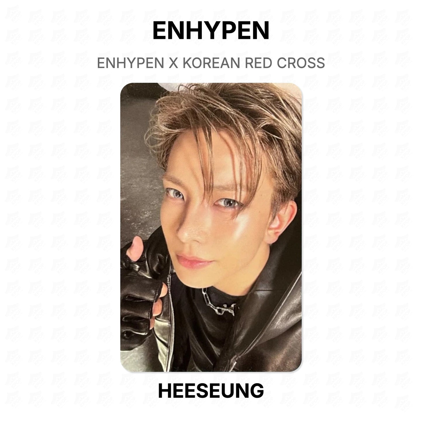 ENHYPEN X KOREAN RED CROSS Official Photocard