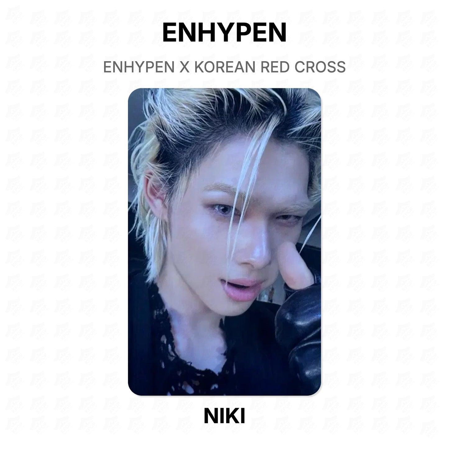 ENHYPEN X KOREAN RED CROSS Official Photocard