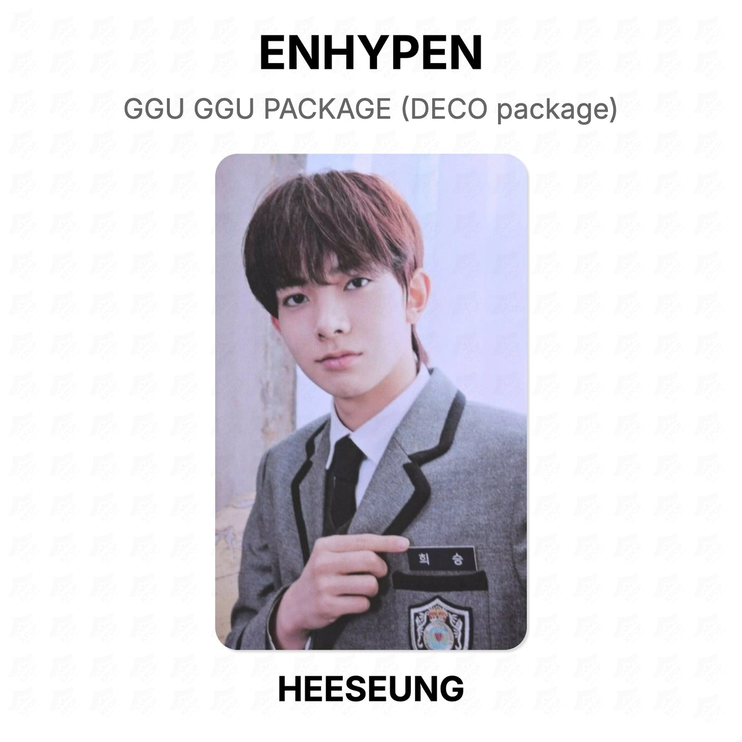 ENHYPEN GGU GGU PACKAGE (DECO package) Official Photocard