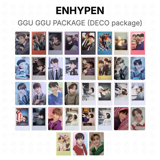 ENHYPEN GGU GGU PACKAGE (DECO package) Official Photocard