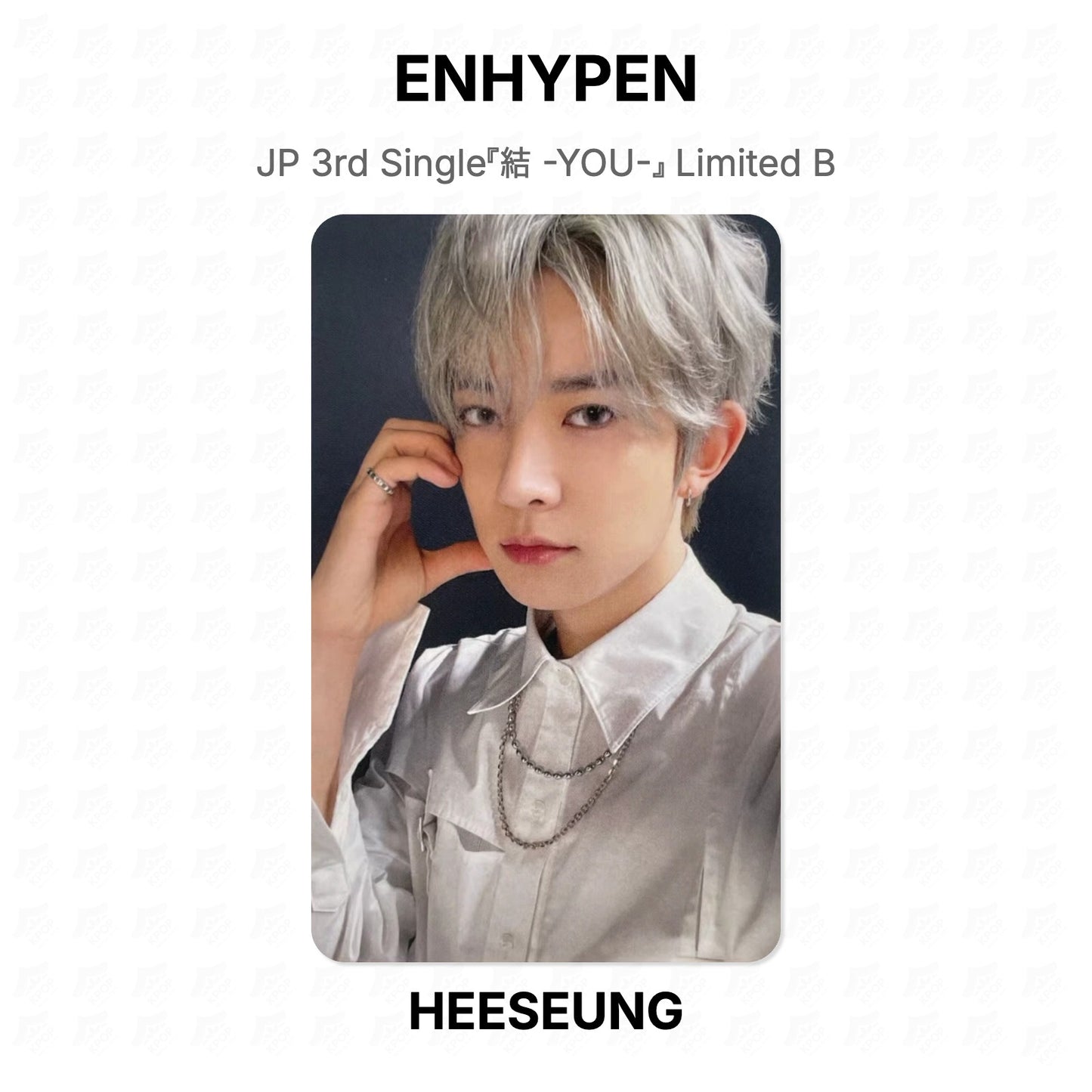 ENHYPEN JP 3rd Single『結 -YOU-』 Limited B Official Photocard