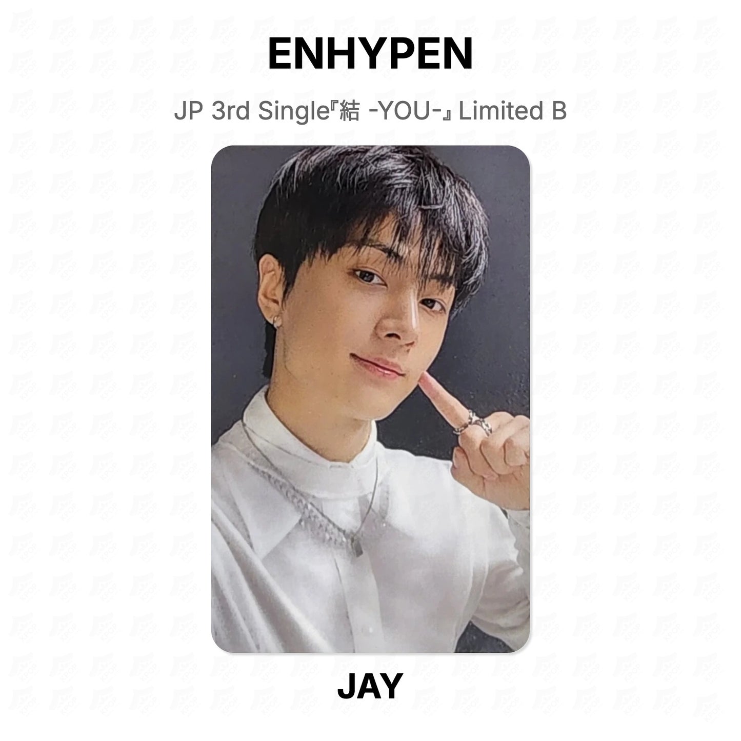ENHYPEN JP 3rd Single『結 -YOU-』 Limited B Official Photocard