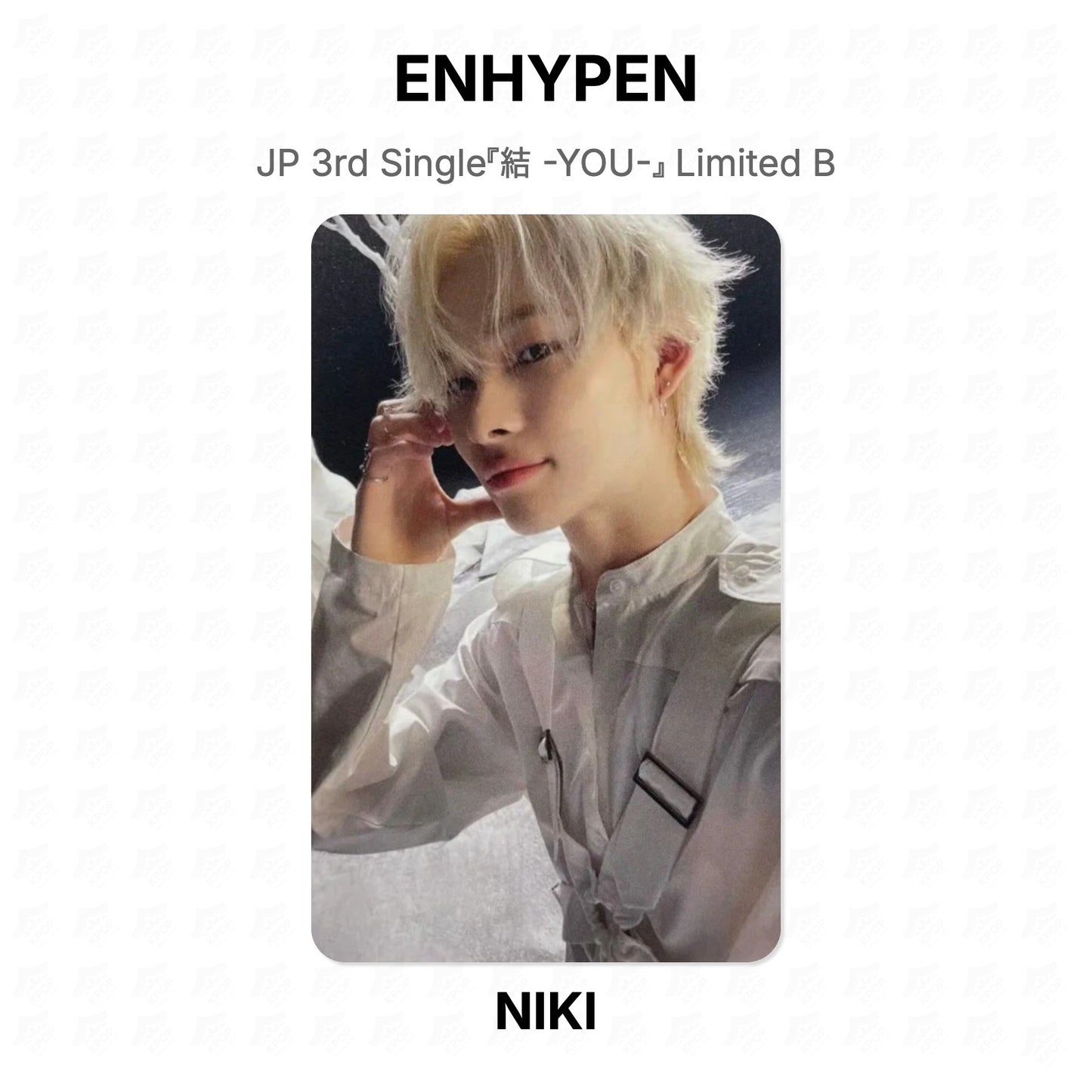 ENHYPEN JP 3rd Single『結 -YOU-』 Limited B Official Photocard