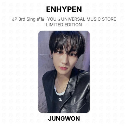 ENHYPEN JP 3rd Single『結 -YOU-』 UNIVERSAL MUSIC STORE LIMITED EDITION Official Photocard