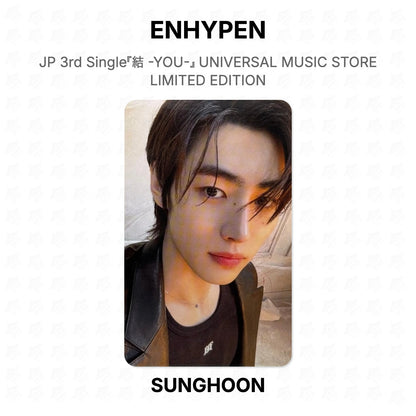 ENHYPEN JP 3rd Single『結 -YOU-』 UNIVERSAL MUSIC STORE LIMITED EDITION Official Photocard