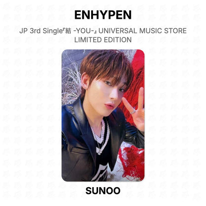 ENHYPEN JP 3rd Single『結 -YOU-』 UNIVERSAL MUSIC STORE LIMITED EDITION Official Photocard