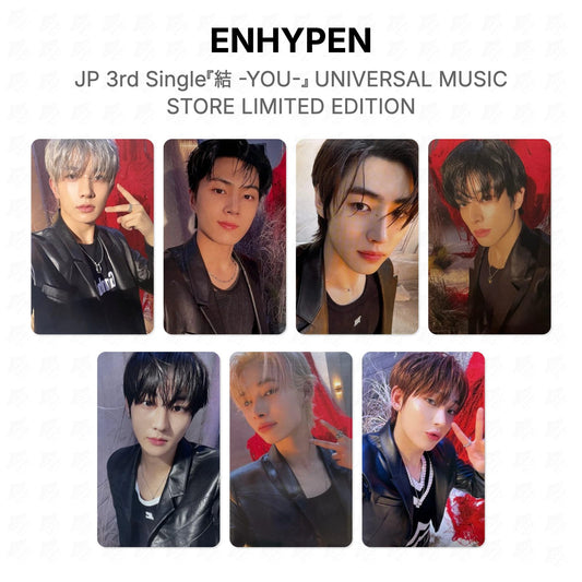 ENHYPEN JP 3rd Single『結 -YOU-』 UNIVERSAL MUSIC STORE LIMITED EDITION Official Photocard